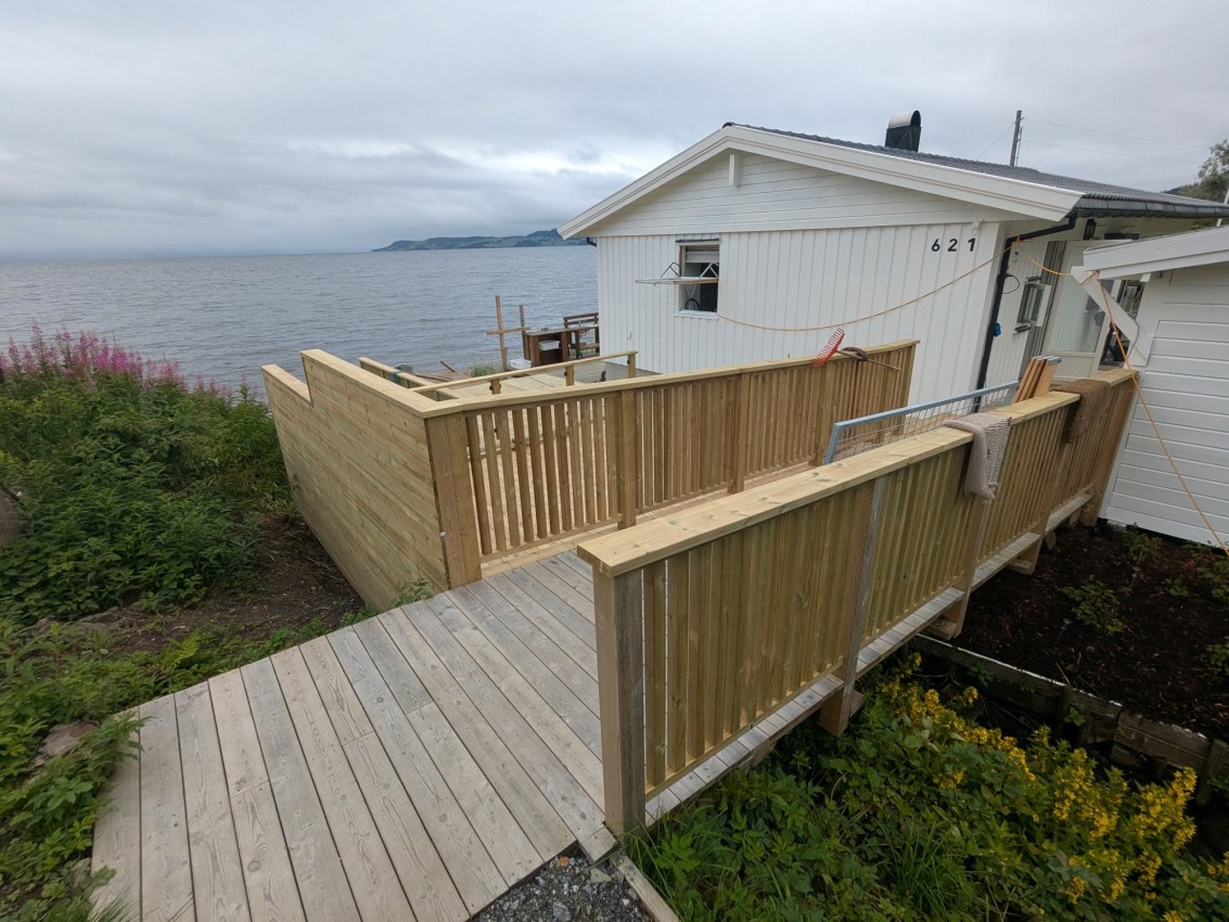 Terrassebygging i Trondheim – bilde fra prosjekt