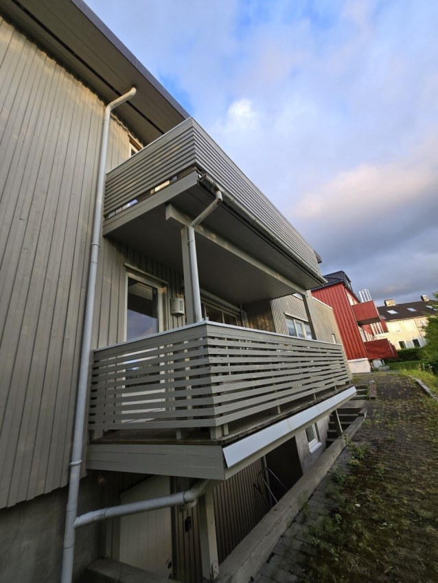 Maling av hus i Trondheim – bilde fra prosjekt